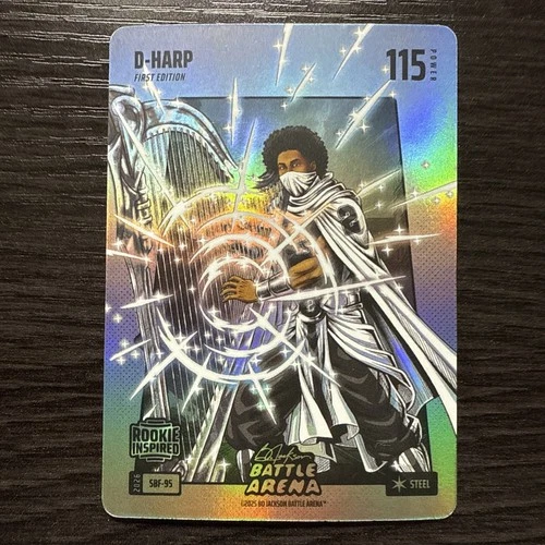 2026 BoBA Battle Arena Silver Steel Battlefoil SP SBF-95 D-Harp Dylan Harper RC