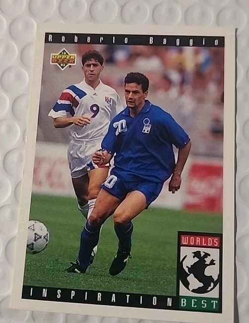 1993 UD World Cup Preview English/Spanish ROBERTO BAGGIO #109    No