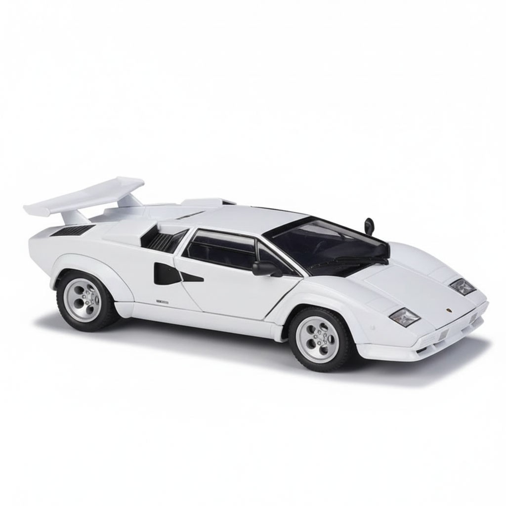 1:24 Lamborghini Countach LP 5000 S Alloy Diecast Model Car Gift