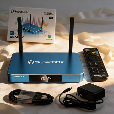 SuperBox S6 Max Android TV Box + Gift bag - Certified Seller - Free USA Shipping