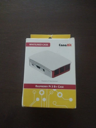 new Cana case kit for raspberry PI 3 B+ white / Red Raspberry Pi not included 