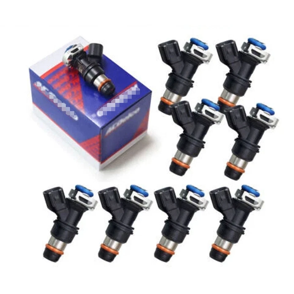 8Pcs GENUINE 17113553 Fuel Injectors For 99-07 Chevy Silverado 4.8L 5.3L 6.0L — 第 2/4 张图片