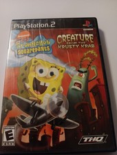 THQ SpongeBob Creature from the Krusty Krab PS2 NTSC-U/C Disc & Case