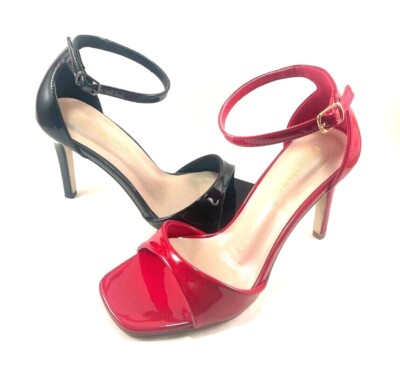 Pierre Dumas Sindy-1 Stiletto HIgh Heels Square Toe Open Sandal Choose Sz/Color