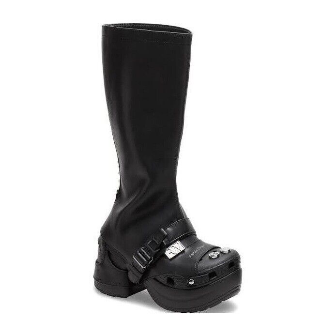Crocs x FENG CHEN WANG Collaboration Black Siren Clogs M10 Crocs x FENG CHEN WANG Collaboration Black Siren Clogs M10