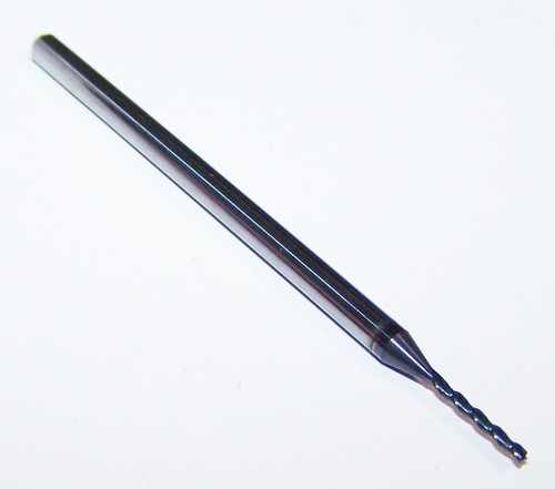 3/64" Carbide End Mill 3 Flute AlTiN Coated Long Flute KYOCERA 1710-0469L375 - Picture 2 of 2