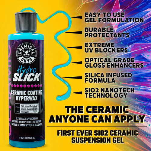 Chemical Guys HydroSlick Ceramic Coating Kit - 3 Items, HydroSlick, MFApp, Towel - Picture 8 of 10