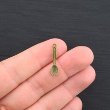 16 Spoon Charms Antique Bronze Tone - BC165