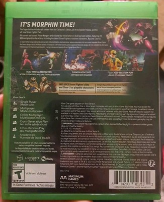 Power Rangers Battle For The Grid Super Edition - Jeu Xbox One Neuf Sous Blister PAL ES