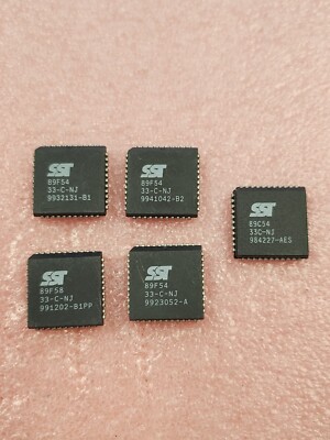 5PCS SST SST89F54-33-C-NJ /SST89F54-33-I-NJ   PLCC Integrated Circuit New