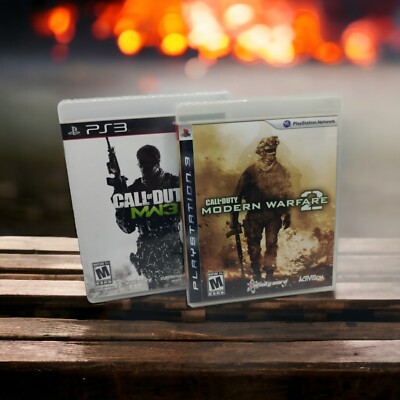 Call of Duty Modern Warfare 2 MW2 & MW3 Bundle (Sony PS3, 2009) CIB w Manual