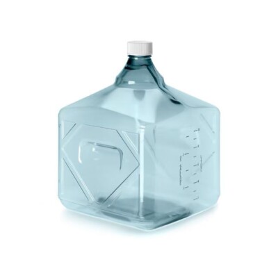Thermo Scientific 3410-42 Nalgene 10 L Square Biotainer Carboy, Sterile  Case/2
