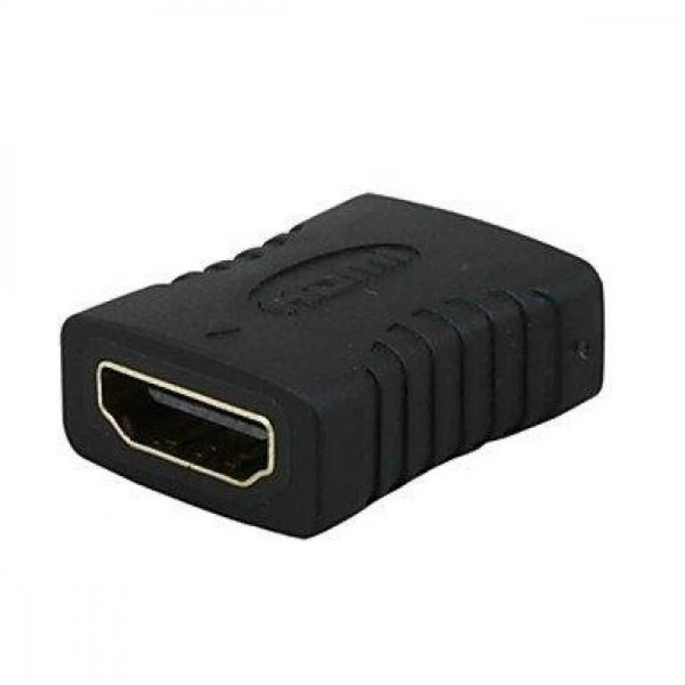 Raccord HDMI Femelle Femelle Droit Adaptateur Extension Connecter 2 Câbles - Photo 2/3