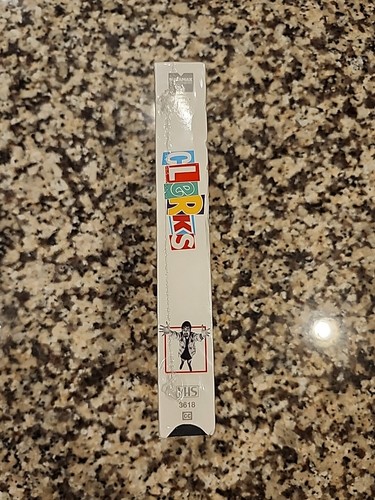 Clerks Factory Sealed VHS 1995 #3618 Rare Kevin Smith Brand New With Watermark - Picture 8 of 24