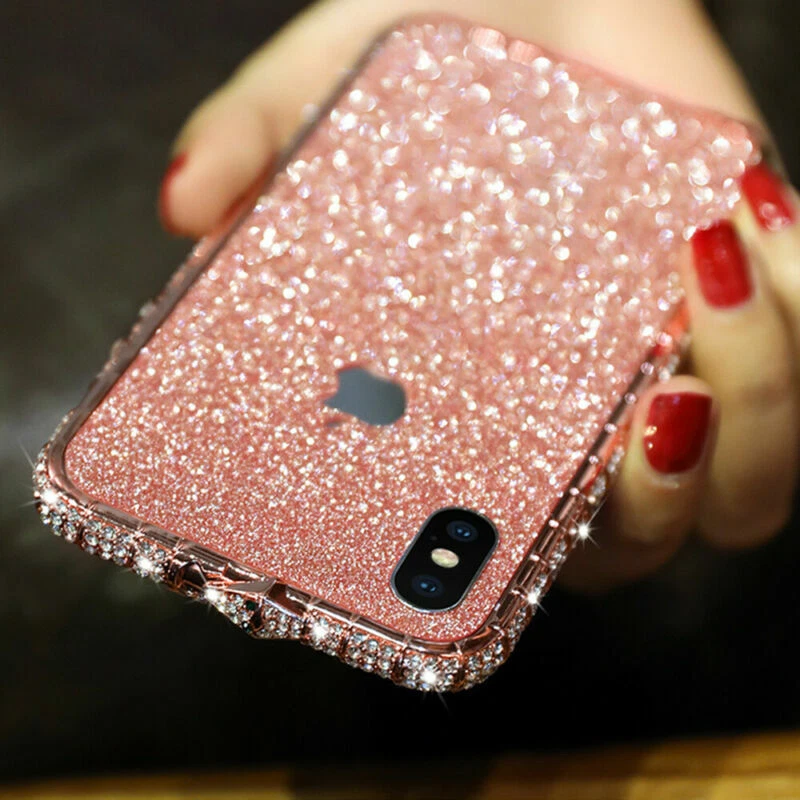 Funda de lujo con diamantes serpiente brillante brillante para iPhone 15 14 Pro Max 13 12 11 XS MAX Foto 3 de 4