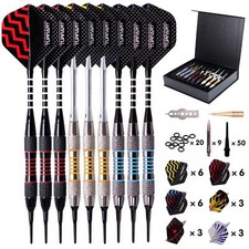 Darts Plastic Tip - Professional Soft Tip Darts Set for Electronic Dartboard ...