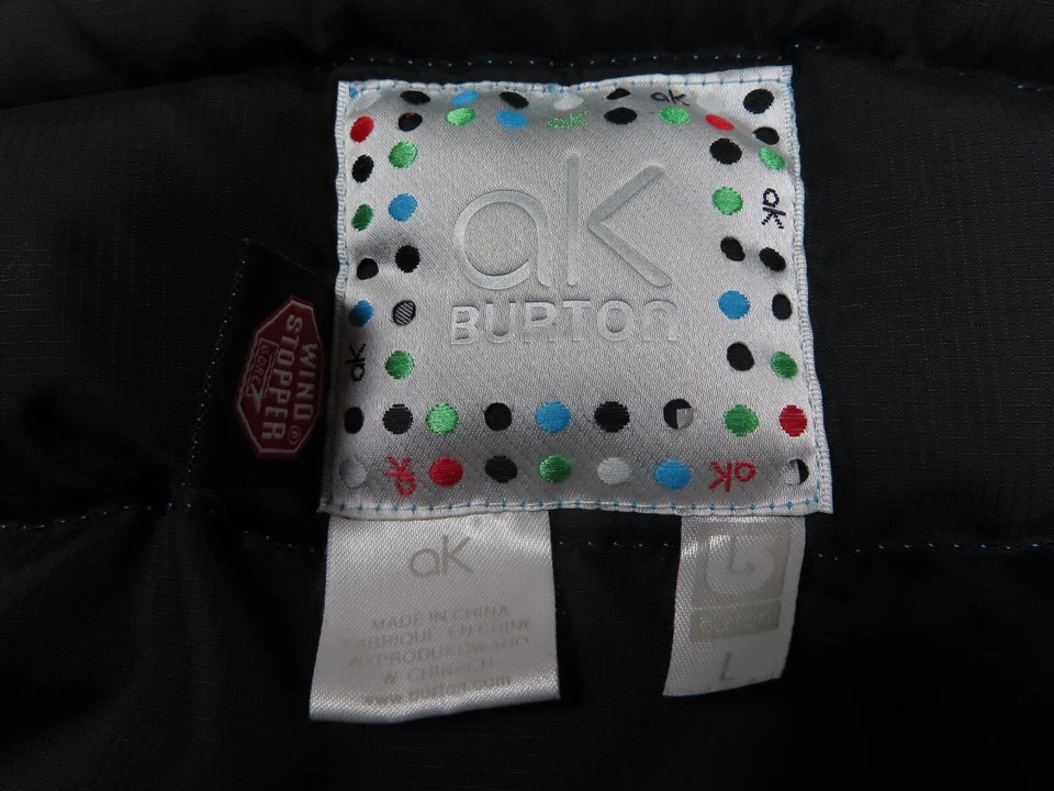 Chaqueta AK Burton para mujer L azul plumón de pato GoreTex abrigo acolchado Windstopper esquí * Foto 3 de 4