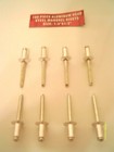 Aluminum 1/4 "x 1/2 " Pop Rivets with Steel Mandrel 100 Piece Set Ships USPS New — photo 2