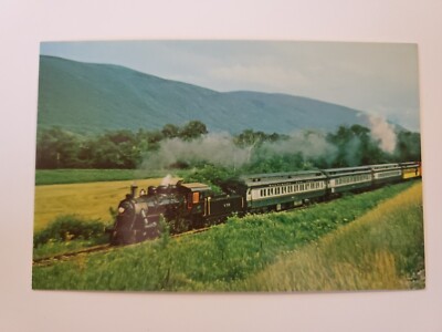 Vermont Railway Steam Excursion Train 3x5 Postcard, Dandy, VT