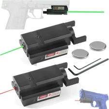 Tactical Red/Green Laser Sight Scope Low Profile For Glock 17 19 20 21 22 31 34