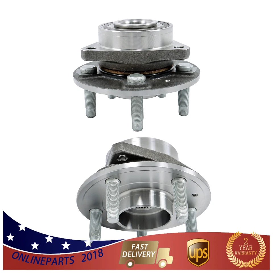 Rolamento de roda e conjunto de cubo dianteiro/traseiro conjunto de 2 para Cadillac CTS 2008-2019 - Imagem 4 de 4