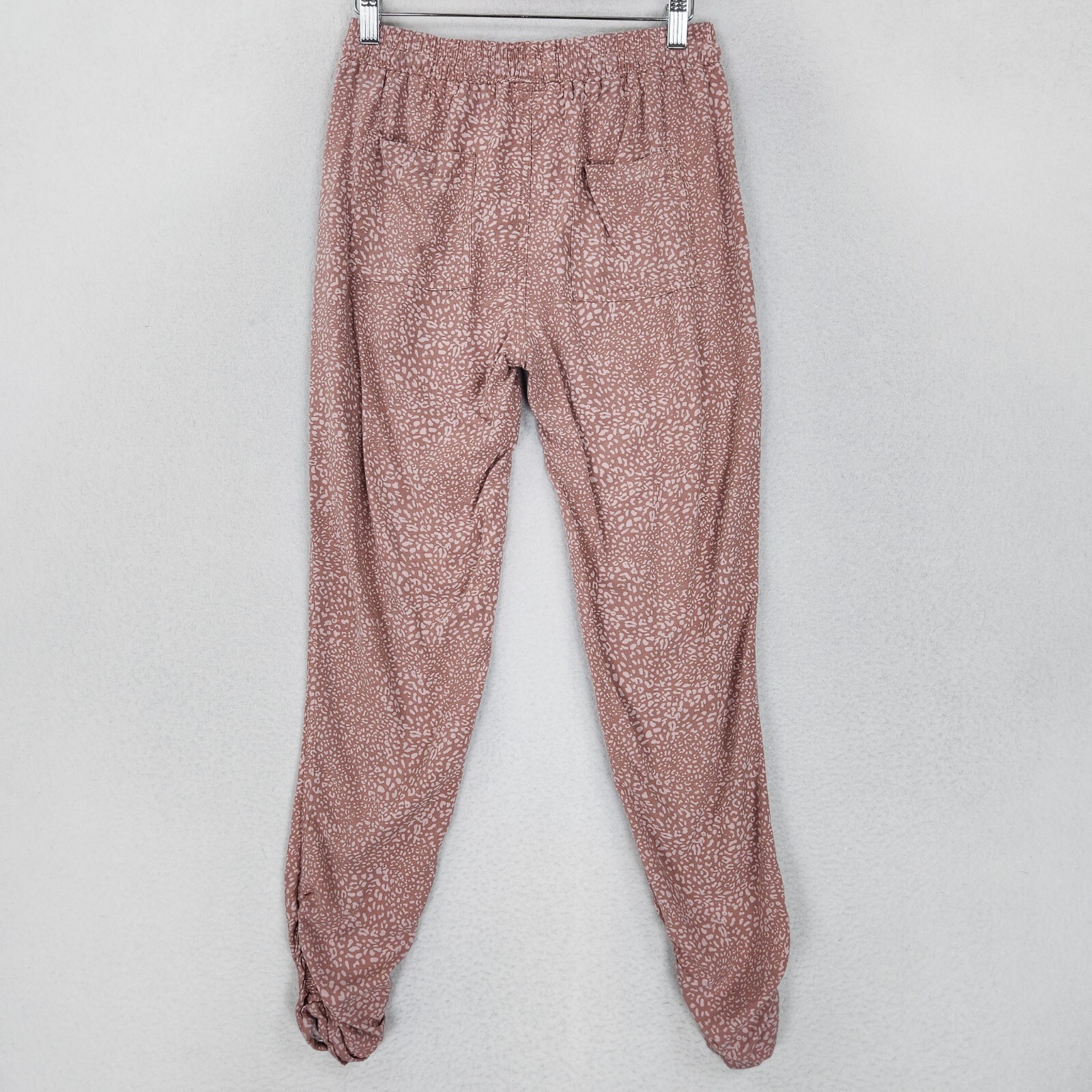 Thread Supply Pants Small Pink Leopard Print Jogg… - image 9