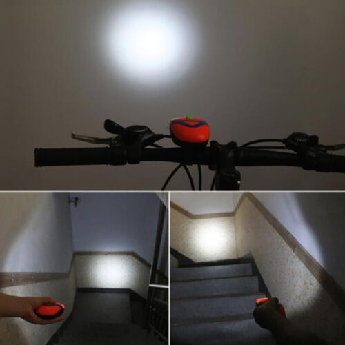 Wielofunkcyjny elektryczny klakson LED reflektor rowerowy rower przedni reflektor z klaksonem - Zdjęcie 1 z 14