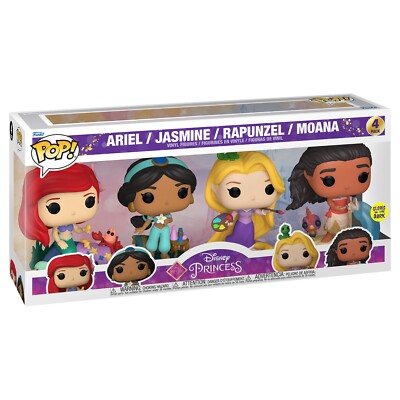 Funko POP! DISNEY Princess 4 Pack ARIEL / JASMINE / RAPUNZEL