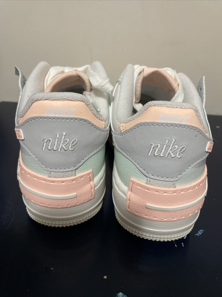 WMN Size 5 - Nike Air Force 1 Low Shadow Sail Barely Green