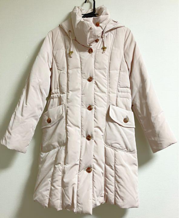GOLDEN BEAR Hooded Down Coat Jacket Ladies Pink Size-M New from