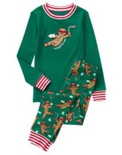 NWT Gymboree Christmas Boys Gymmies Ninja Bread Pajamas Holiday many sizes