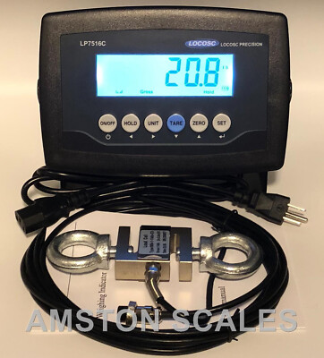 1500 LB S-TYPE LOAD CELL LCD DISPLAY ARCHERY DRAW BOARD COMPOUND LONG BOW SCALE