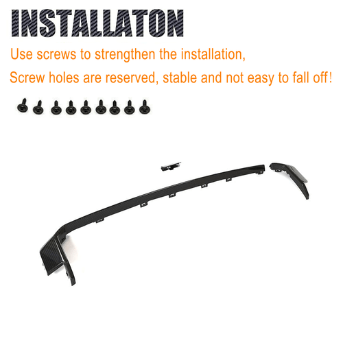 For BMW G80 M3 G82 G83 M4 21UP Dry Carbon Rear Diffuser Garnish Trim Replacement - Picture 8 of 12