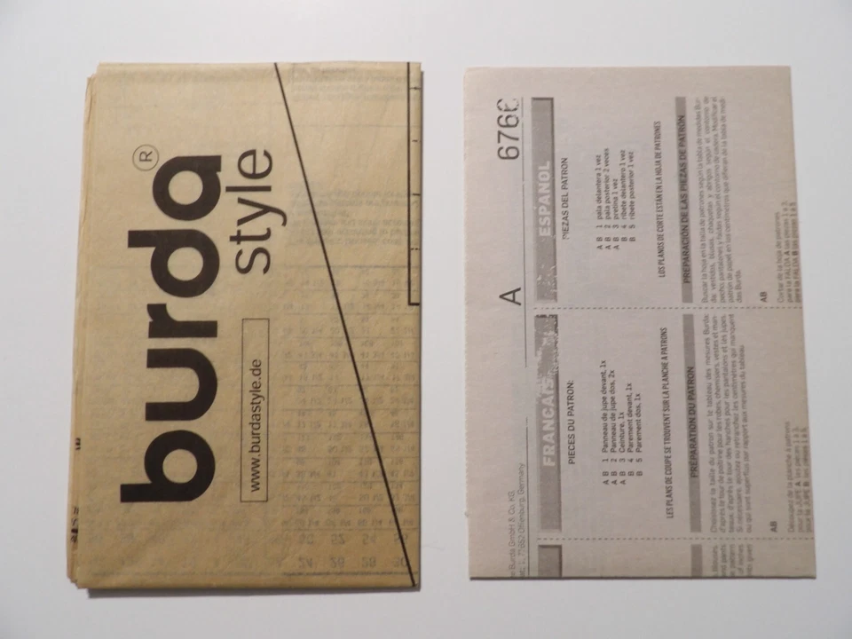 Burda 6766 Bell Silhouette Skirts in 2 Lengths w Broad Hem Band Sz 10-20 UNCUT - Image 2 of 3