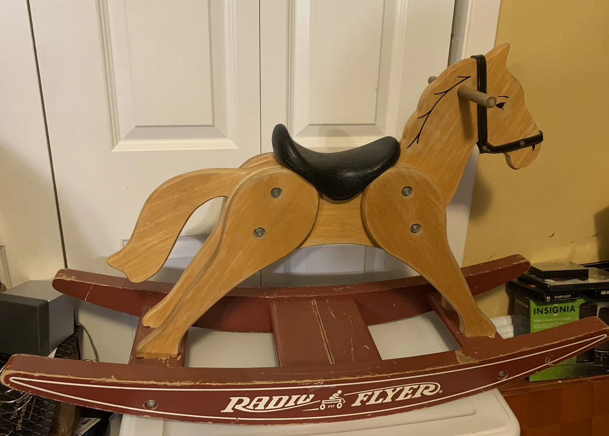 RADIO FLYER WOODEN Rocking Horse 15 high seat x 34