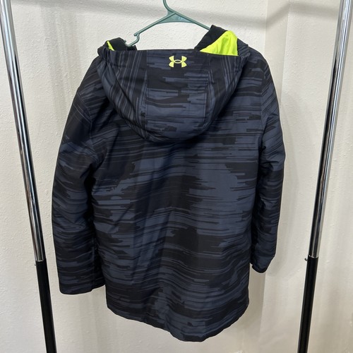🔥KIDS SIZE YXL - UNDER ARMOUR COLD GEAR WINTER COAT VGC (SEE DESC) - Picture 5 of 7