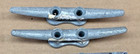2 New Heavy Duty 6” Galvanized Dock Cleats Anchor Boat ~ Pre-Owned