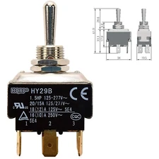 Momentary Toggle Switch for HY29B Flagstaff Tent Trailer Snow Blower Off Control