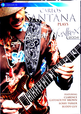 CARLOS SANTANA plays blues at montrex 2004  DVD NEU OVP/Seal