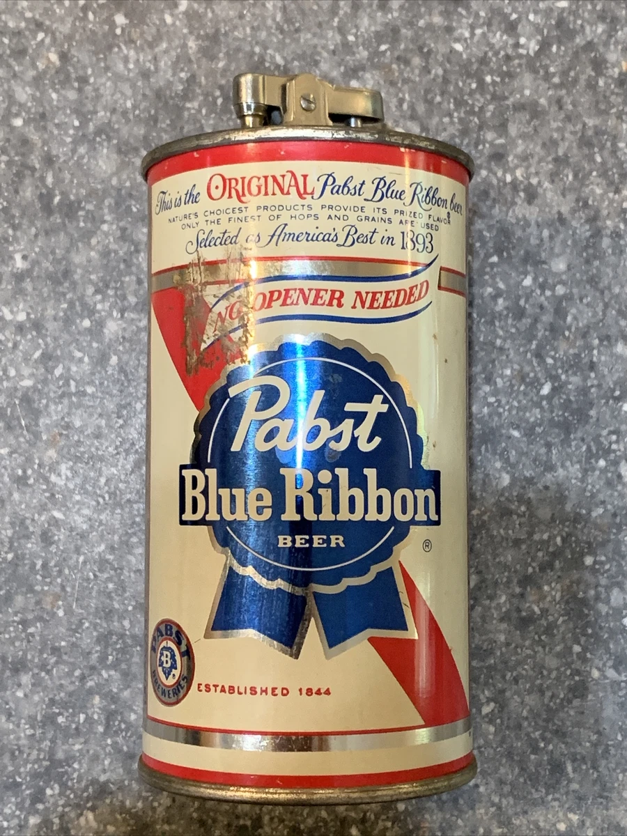 Vintage Pabst Blue Ribbon Beer Tabletop Beer Can Cigarette/Cigar Lighter