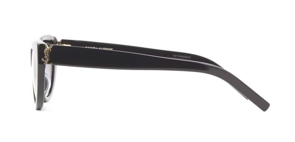 Saint Laurent SL M115 Black/Grey Shaded (002) Sunglasses | eBay