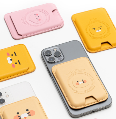 KAKAO Friends MagSafe MAGNETIC CARD WALLET for 2 Cards RYAN