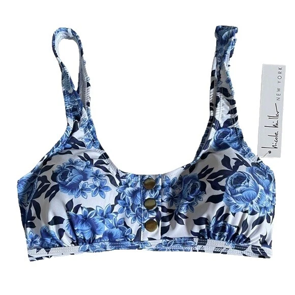 Nicole Miller Floral Regular Size Swimwear for Women