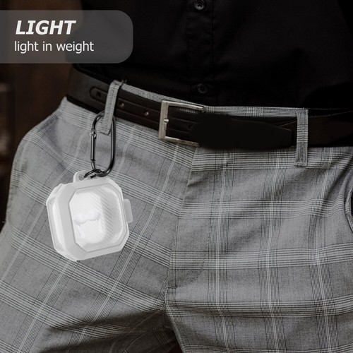 Wireless Earphone Case Plastic Earbud Protector and Carabiner Compatible with - Picture 6 of 12