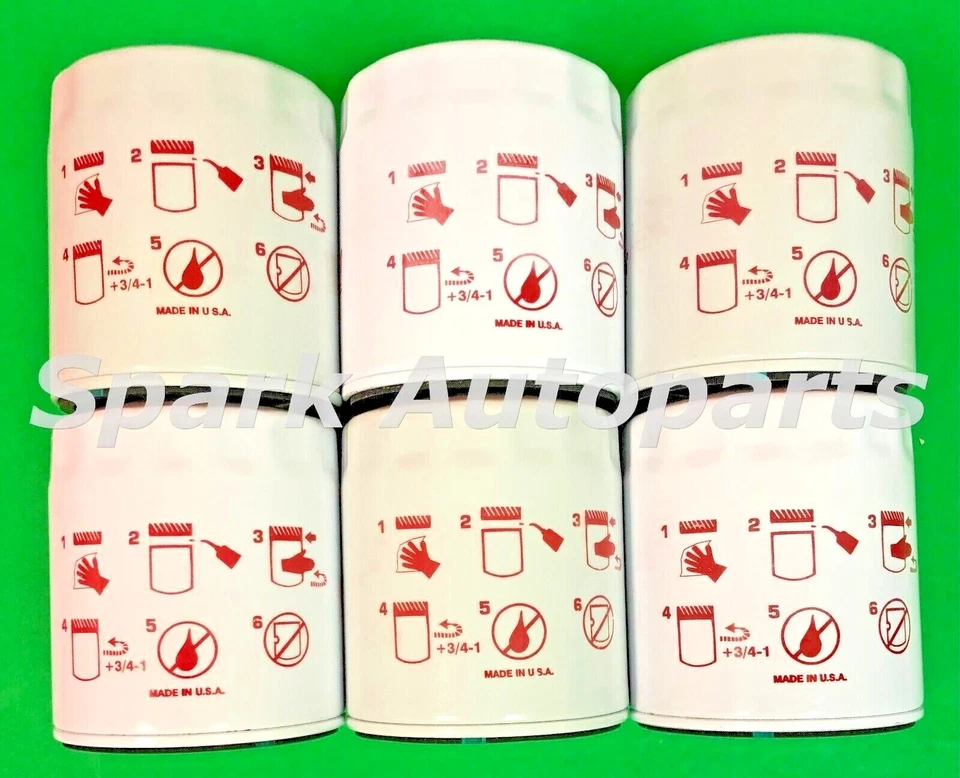 Case of 6 Engine Oil Filter CASITE CF25 For CHECKER, CHEVROLET C20, C30, PH30 - Image 3 of 4