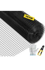 VEVOR Welded Wire Fence Vinyl Coated Chicken Rabbit Mesh 1"x1" 16 Gauge 24"x100