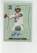 2020 LEAF METAL DRAFT PRISMATIC CRYSTALS SILVER #BASP1 SHEA PATTERSON AUTO 14/40