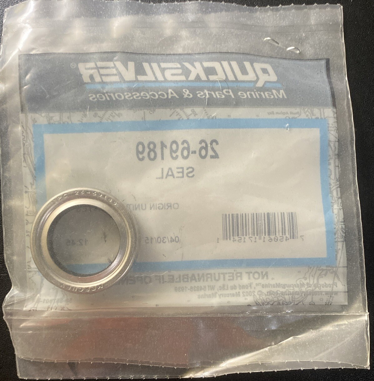 OEM Quicksilver Mercury 26-69189 Oil Seal NOS OUTBOARD Loc H8 for 