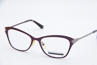 ESSENTIAL EYEWEAR EN 1133 3315 PURPLE GUNMETAL AUTHENTIC FRAMES EYEGLASSES 51-17