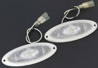 2 X Jokon PLR 2010 LED Begrenzungsleuchte Weiss Umriss PKW AnhäNger Wohnwagen